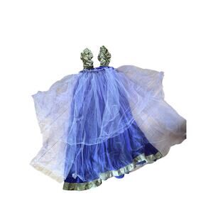 Vintage Peter Popovitch 80s tulle purple dress up‎ dress girls